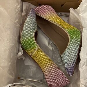Mix No. 6 Multicolor Rhinestone Heels